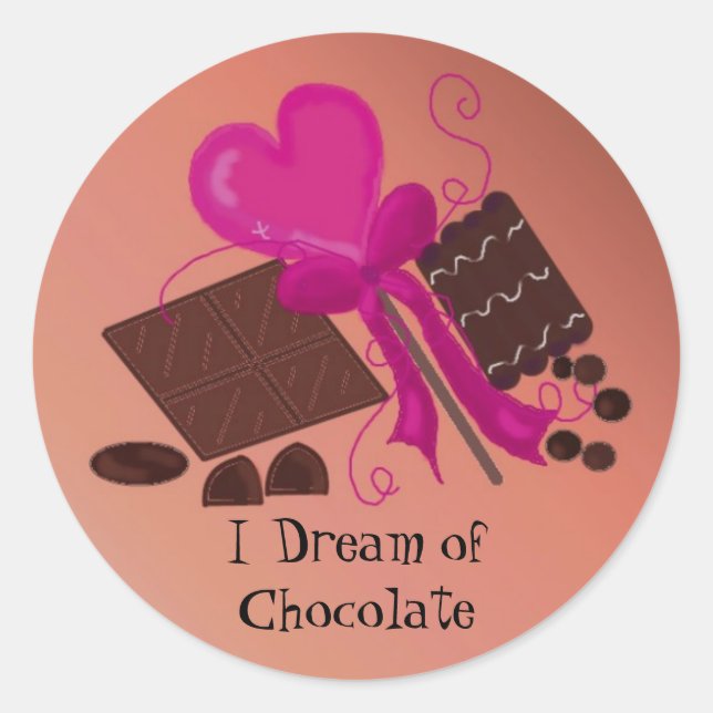 Adesivo Sonho com Chocolate (Frente)