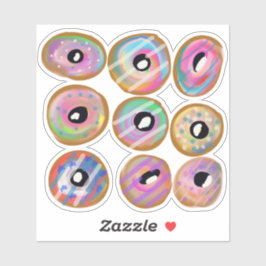 Adesivo Sonho de amante de donut