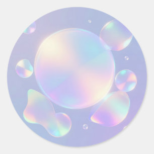 Adesivo Sonho de Bolha de Sabão Iridescente