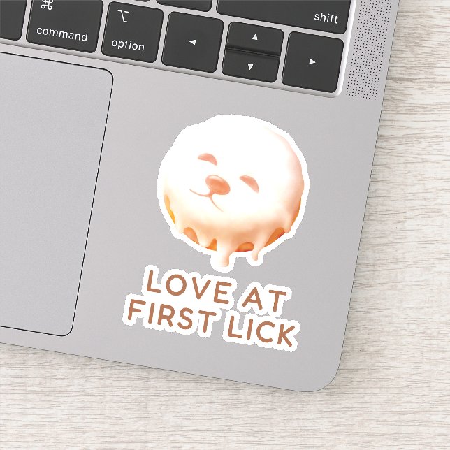 Adesivo Sonho de Donut: Smile Pup Recheado  (Detalhe)