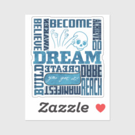 Adesivo Sonho - Design ASL