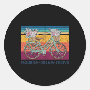 Adesivo Sonho Farto Bicicleta Floral Feliz 8647 Trum