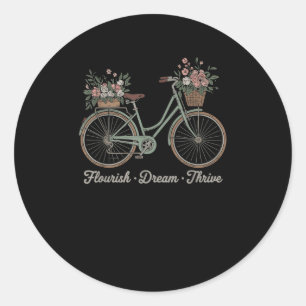Adesivo Sonho Farto Provoca Bicicleta Floral Trump Res Sut