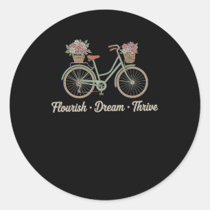 Adesivo Sonho Farto Provoca Bicicleta Floral Trump Res Sut