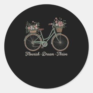 Adesivo Sonho Farto Provoca Bicicleta Floral Trump Res Sut