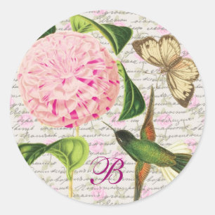 Adesivo Sonho Monogrammed do vintage