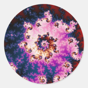 Adesivo Sonho Rosa - Vinheta Fractal
