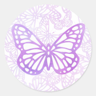 Adesivo Sonhos De Borboletas (Solteiro-Lavanda)