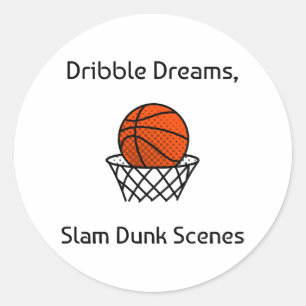 Adesivo Sonhos de Drible, Cenas de Enterro de Basquetebol