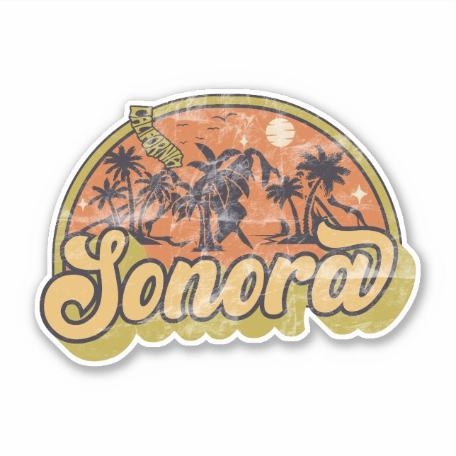 Adesivo Sonora, Califórnia (Frente)