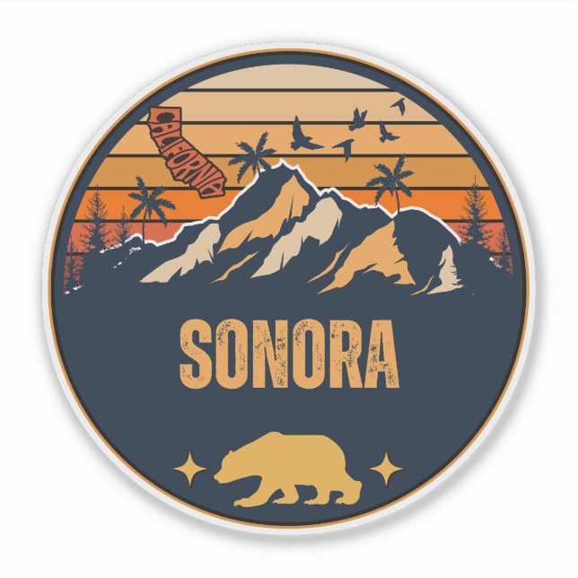 Adesivo Sonora, Califórnia (Frente)
