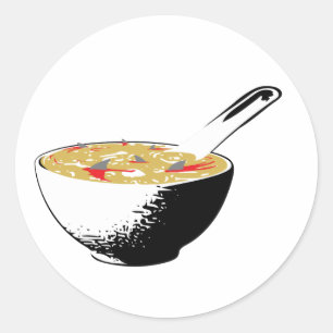 Adesivo sopa de barbatanas de tubarão