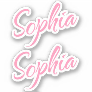 Adesivo Sophia Decorative Name (Nome decorativo da Sophia)