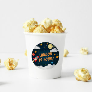 Adesivo Sopre fora   personalizado aniversário de crianç