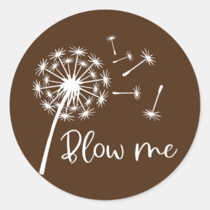 Adesivo Sopre-me, Mães Dandelion Engraçado Malhação Engraç