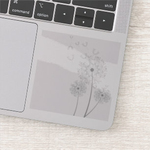 Adesivo Sopro das sementes do dente-de-leão