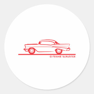 Adesivo Soquete de Hardware Chevrolet 1957