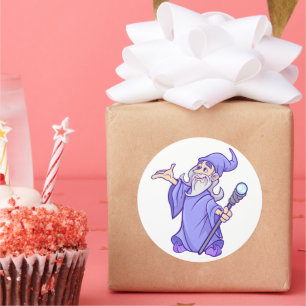 Adesivo Sorceress roxo mágico do mágico do feiticeiro