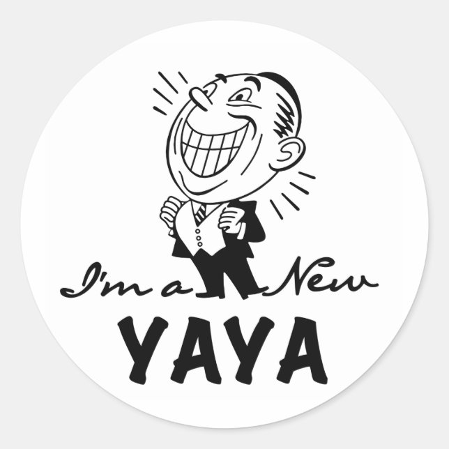 Adesivo Sorria de Camisetas e presentes de Nova Yaya (Frente)
