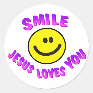 Adesivo Sorria, Jesus Te Ama