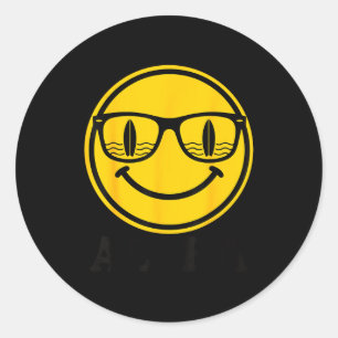 Adesivo Sorriso de aloha de óculos de sol de surf reflexo
