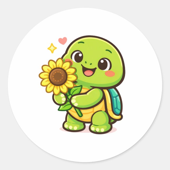 Adesivo Sorriso de Girassol (Frente)