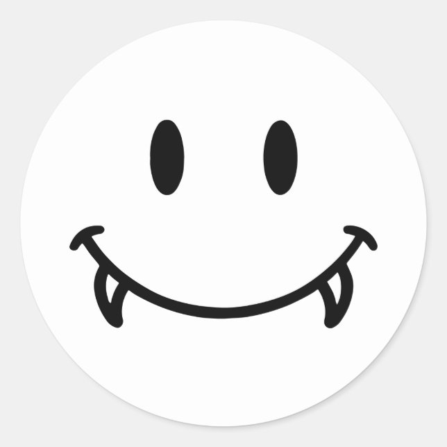 Adesivo Sorriso de vampiro (Frente)