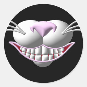 Adesivo Sorriso do gato de Cheshire