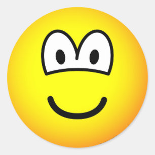 Adesivo Sorriso! emoticon grande do tellow