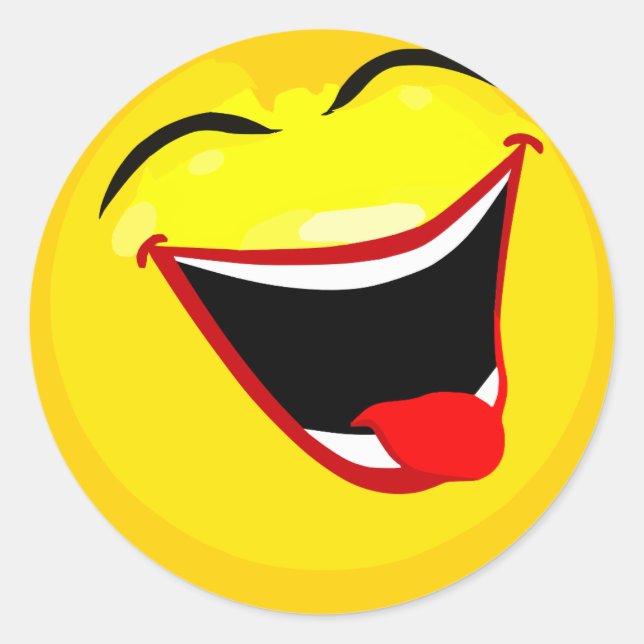 Adesivo sorriso feliz (Frente)