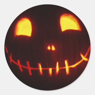 Adesivo Sorriso Halloween Jack-o-Lanterna