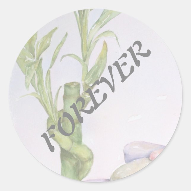 ADESIVO SORTE BAMBOO WEDDING STICKER (Frente)