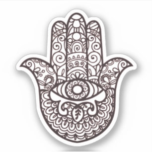 Adesivo Sorte da mão de Khamsa boa