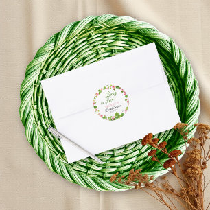 Adesivo Sorte na Rua do Amor. Chá de panela do Dia de Patr