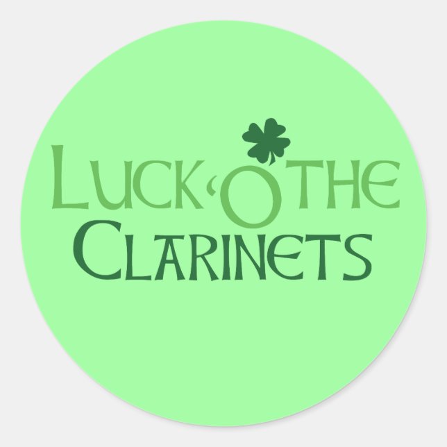 Adesivo Sorte O' o Clarinets Sticker (Frente)