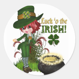 Adesivo Sorte O'the Irish Leprechaun stickers