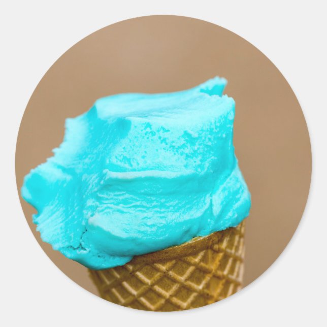 Adesivo Sorvete com macro waffle (Frente)