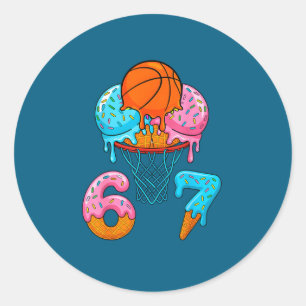 Adesivo Sorvete de Basquete Drip 67