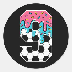 Adesivo Sorvete de futebol de 9 anos de idade Dripping Juv
