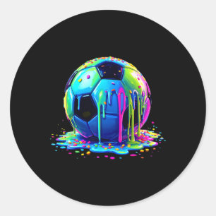 Adesivo Sorvete de futebol derramando para meninos meninas