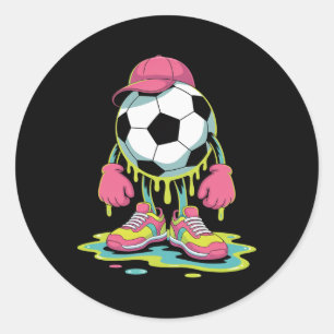 Adesivo Sorvete de futebol pingando homens mulheres jogo d