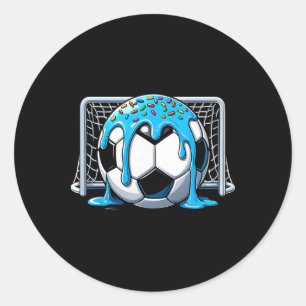 Adesivo Sorvete de gotejamento de futebol gotejamento de f