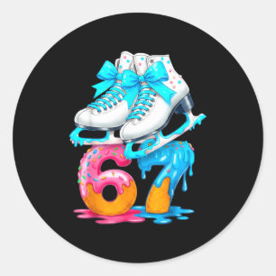 Adesivo Sorvete de patinação pingando número 67 jogador an