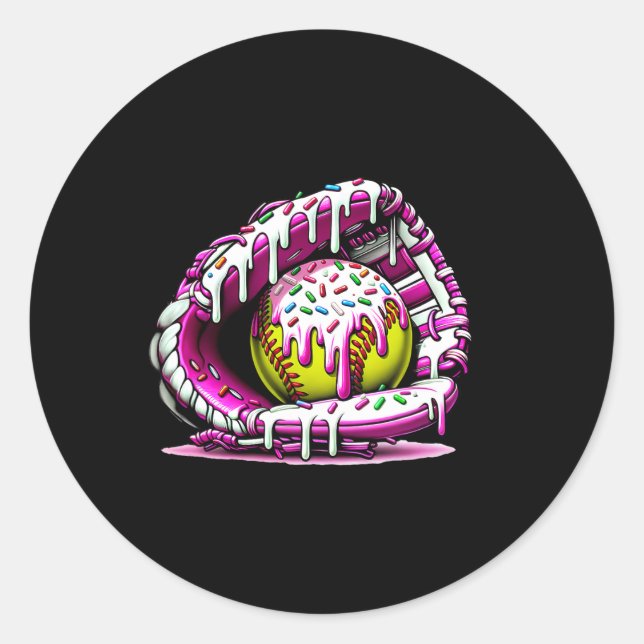 Adesivo Sorvete de pino de softball borrifa 1 (Frente)