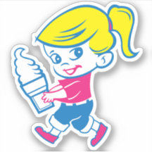 Sorvete Girl Sticker