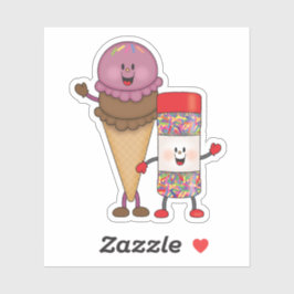 Adesivo Sorvete JollyKins E Sprinkles