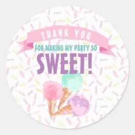 Adesivo Sorvete Party Favor Stickers