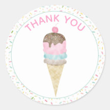Sorvete Party Stickers