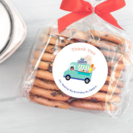 Adesivo Sorvete Você Gritar Aniversário