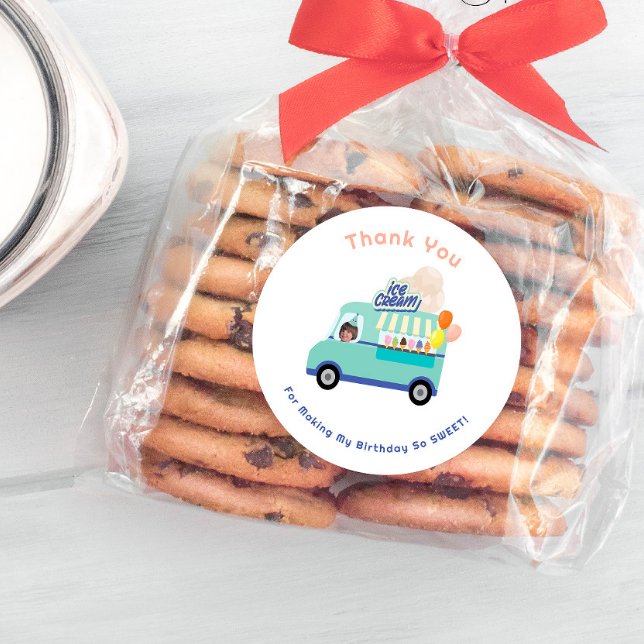 Adesivo Sorvete Você Gritar Aniversário (Criador carregado)